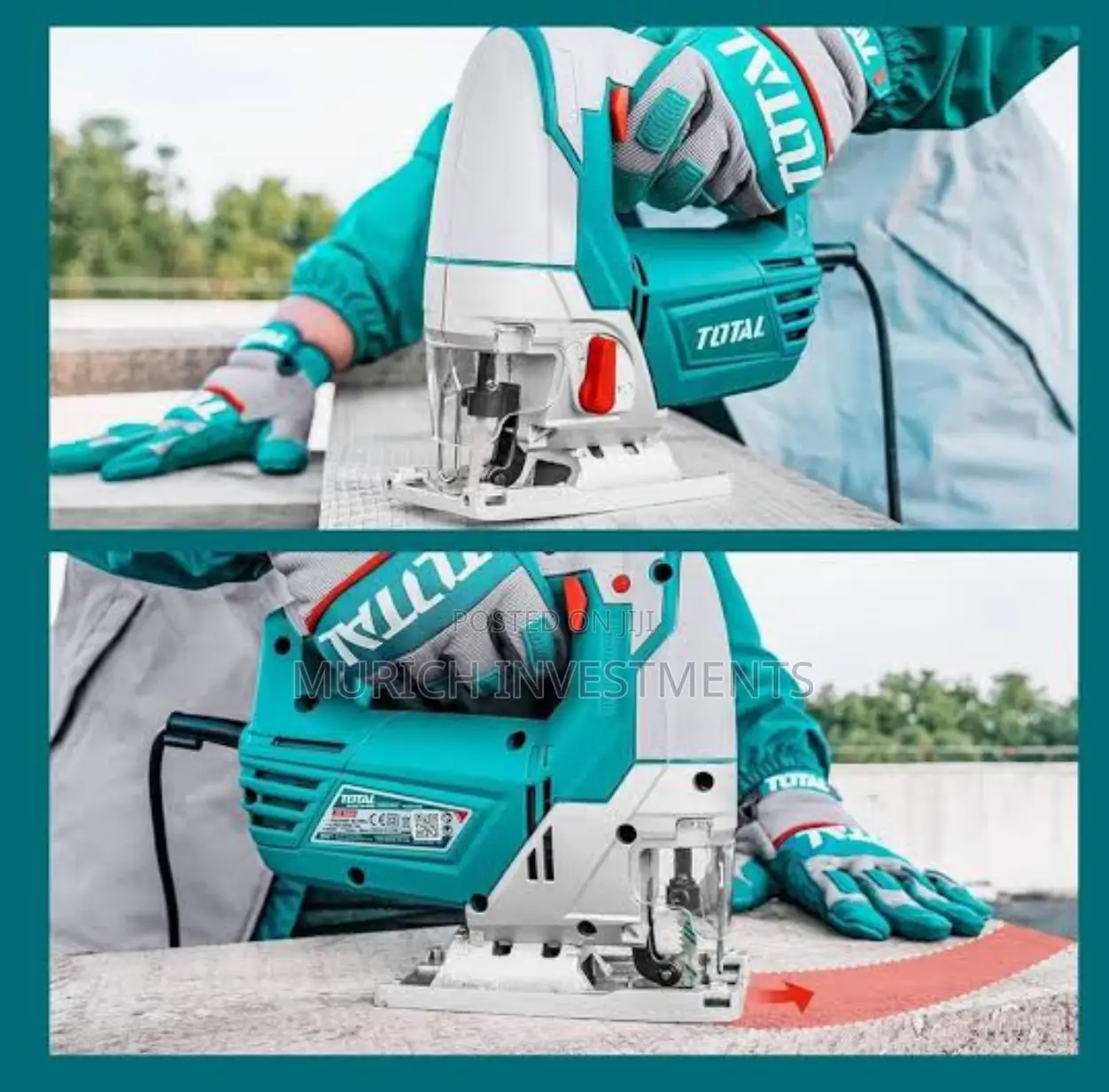 Total Jig Saw 800w With Set of Blades Ts