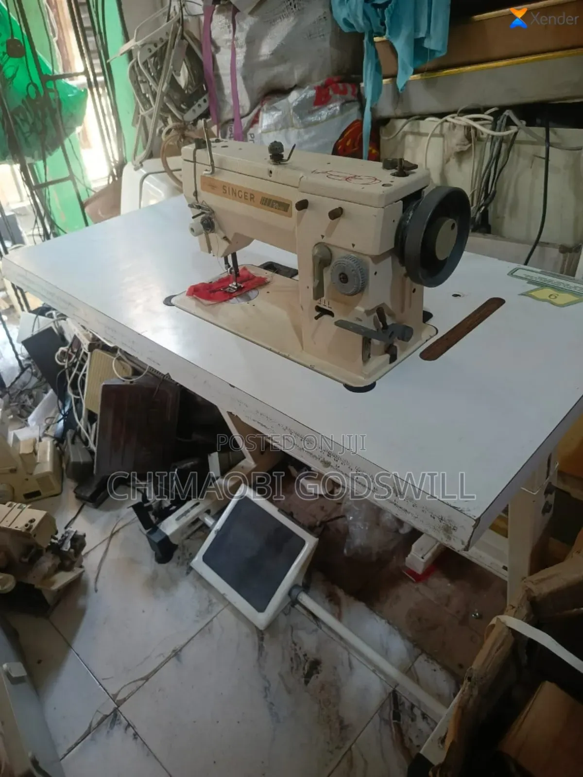 Original 20 U Singer Industrial Embroidery Machine