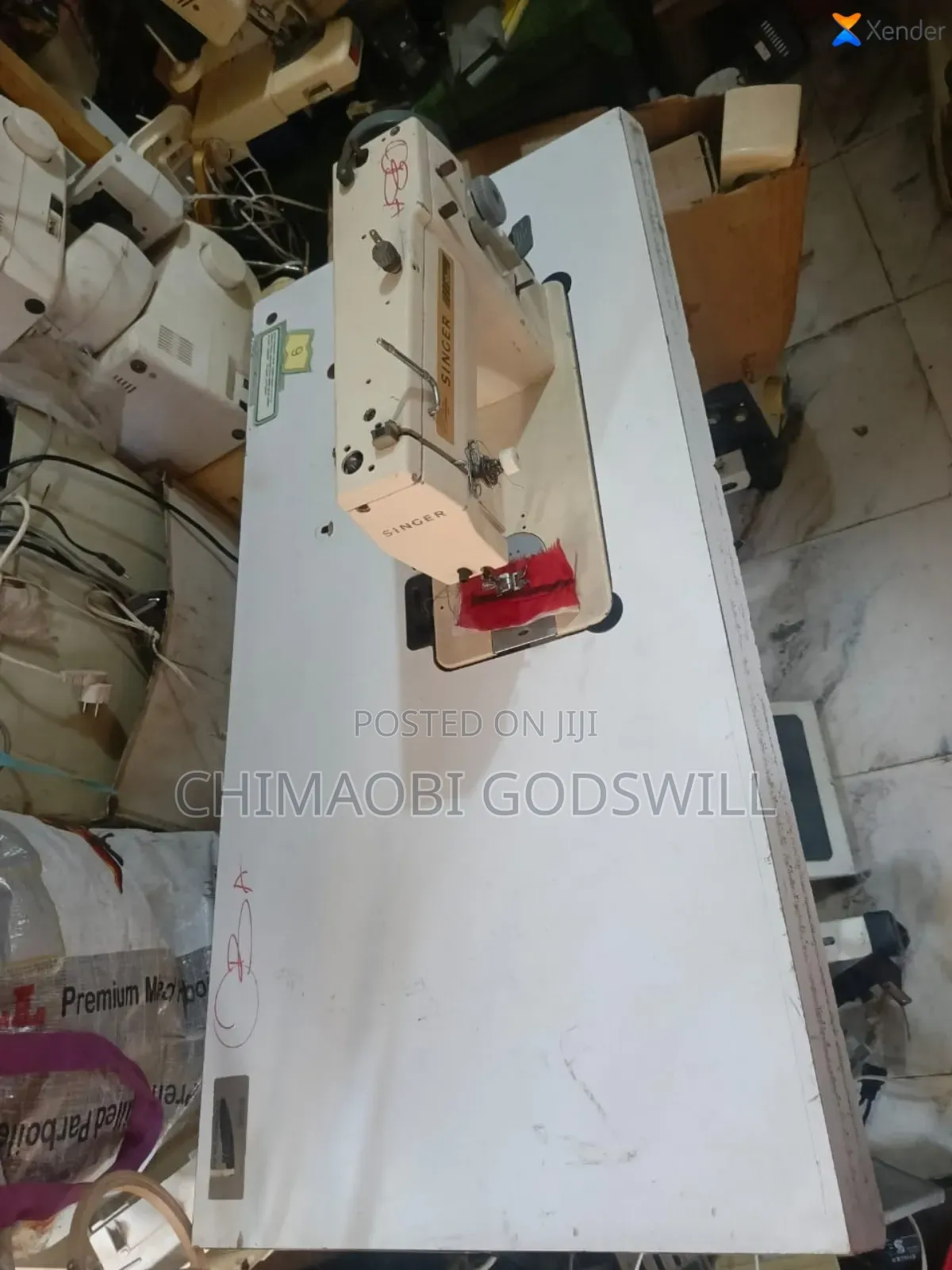 Original 20 U Singer Industrial Embroidery Machine