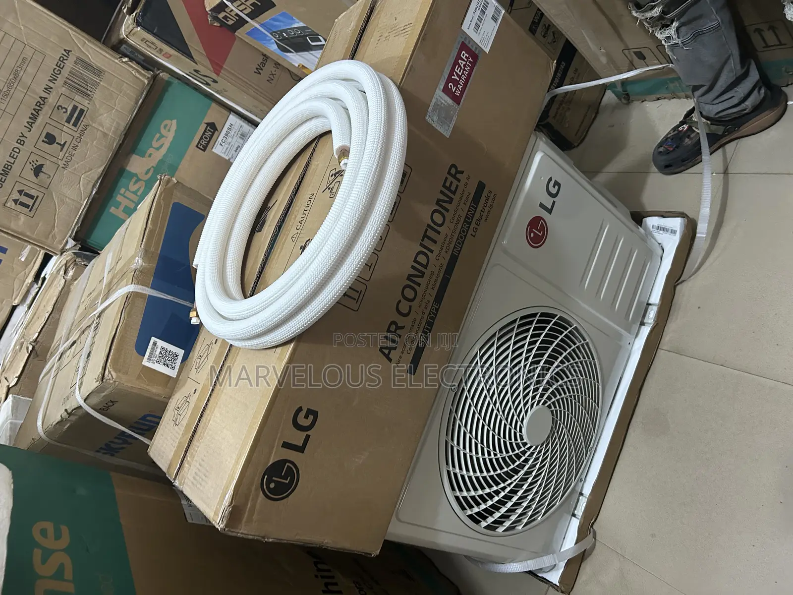 Brand New Original Lg 1;5hp Air Conditioner Full Copper Engine