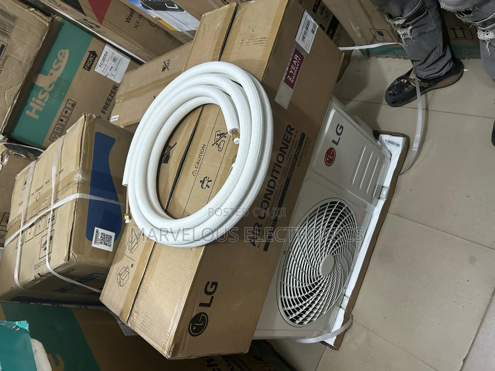 Brand New Original Lg 1;5hp Air Conditioner Full Copper Engine