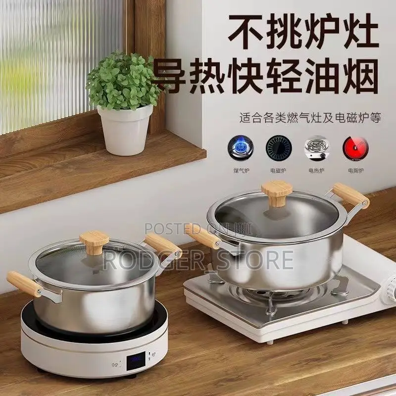 26cm and 24cm 316 Premium Quality Pure Stainless Steel Casserole Set