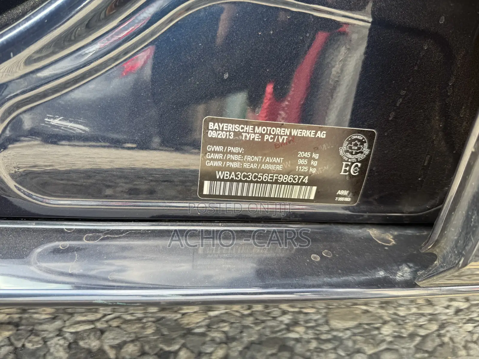 BMW 320i 2015 Black