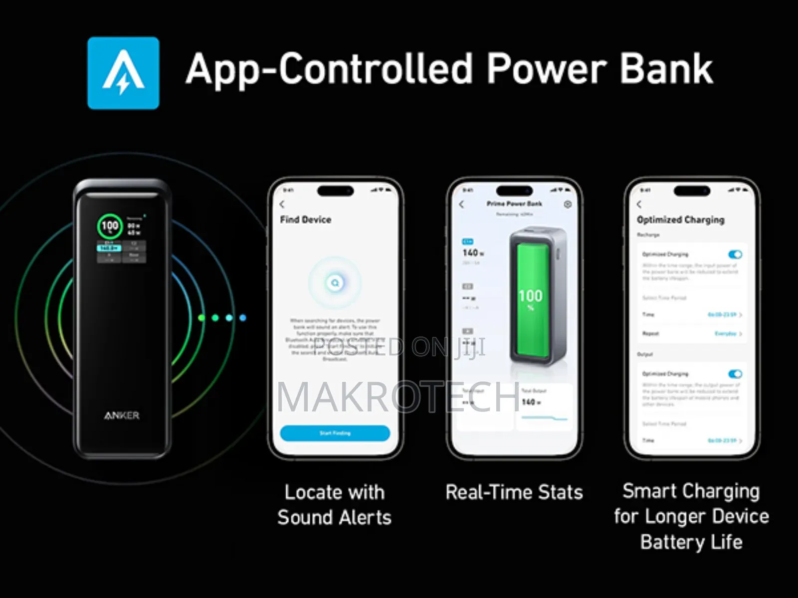 Anker Prime Power Bank, 27,650mah 3-port 250w Portable Charger For Tra