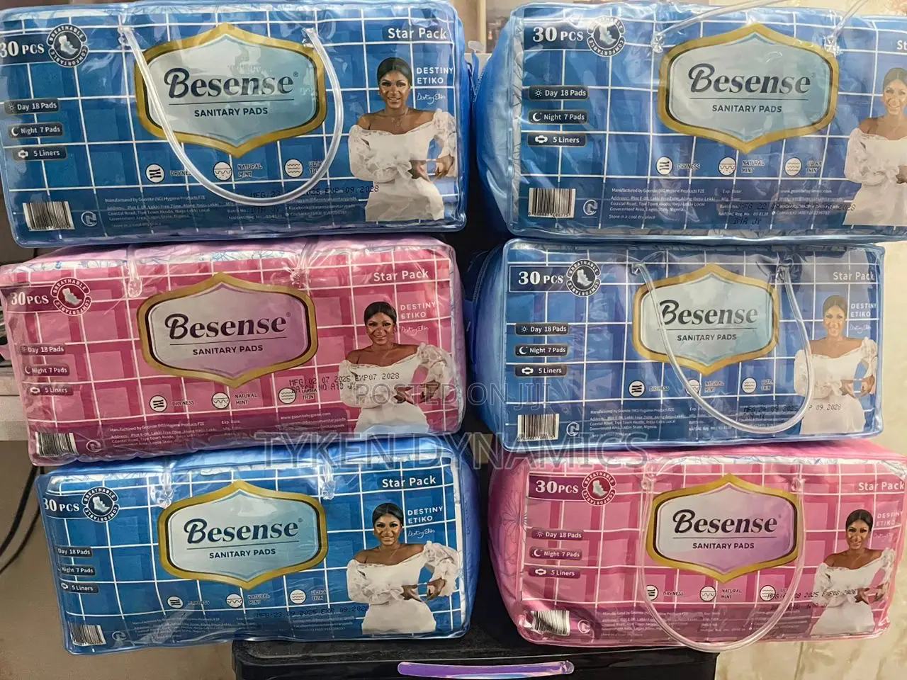Ladies Sanitary Pad 30pcs Per Pack - Besense