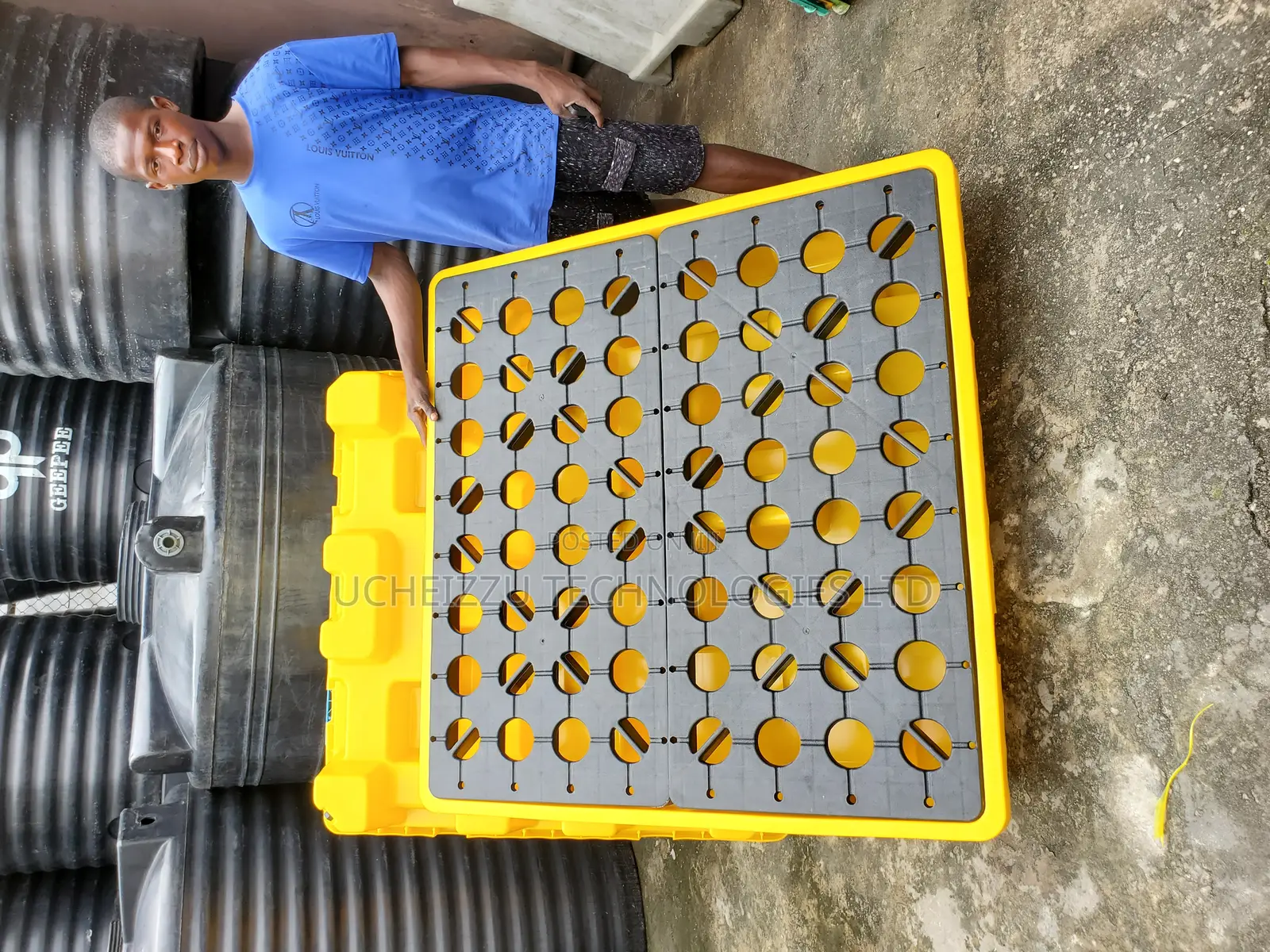 Oil Drum Spill Containment Pallet (4 Drums)