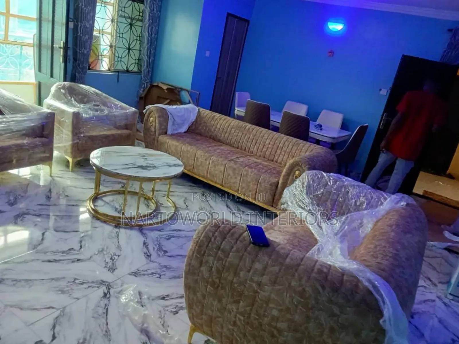 Plush Living 7-Seater Sofa Set