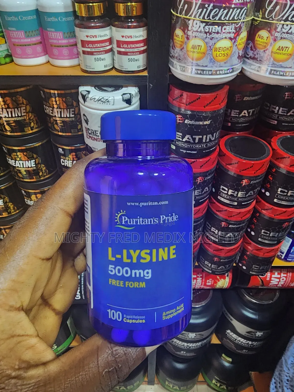 Puritans Pride L-lysine 500mg