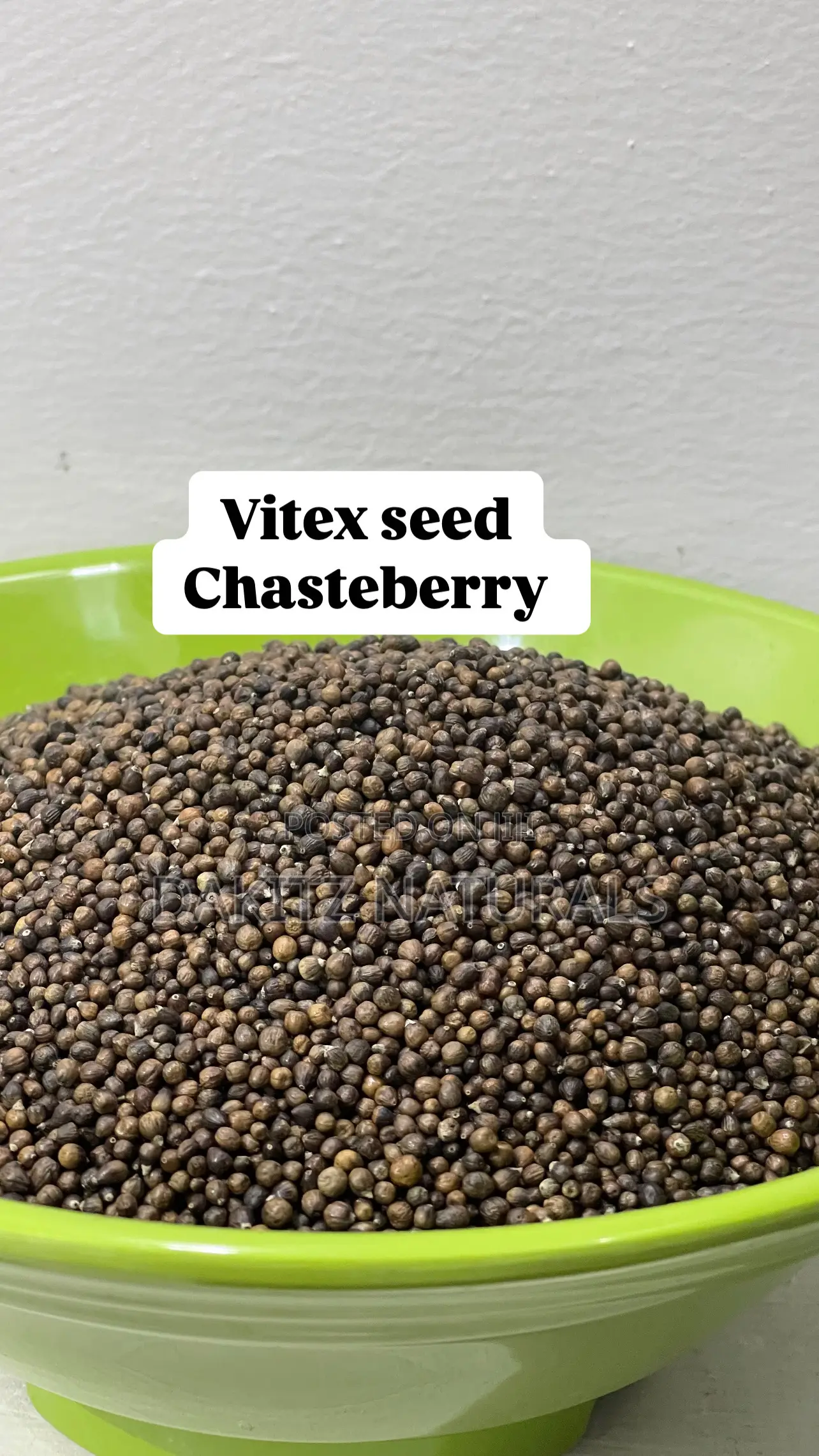 Vitex Seed Peeled- Chinese Chasteberry Seeds 100g