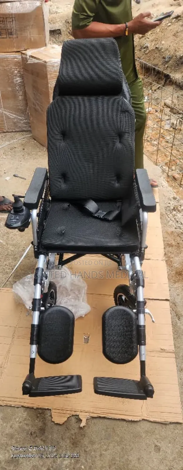 Executive Adjustable Collapsable Motorized Bicycle Wheel Chair