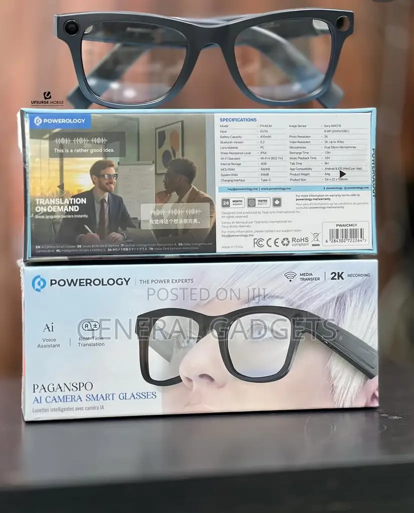 Powerology Paganspo Ai Camera Smart Glass