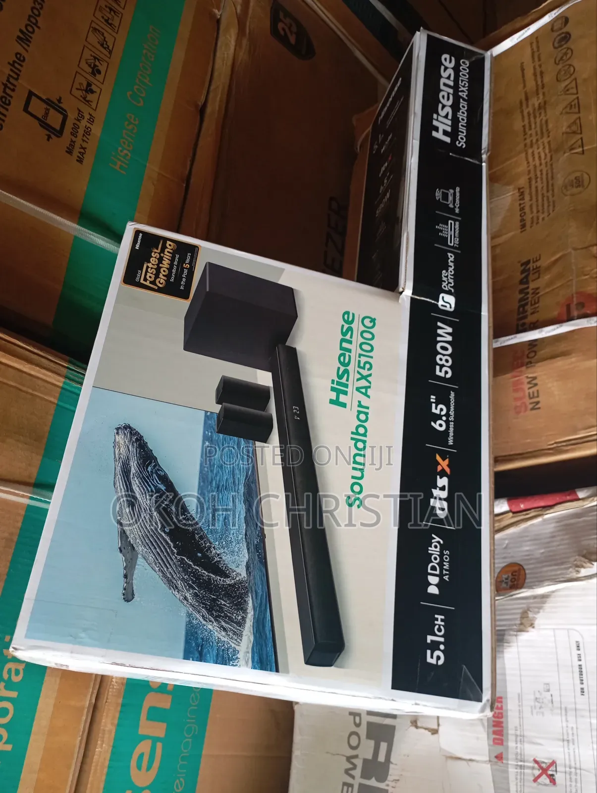 Hisense Soundbar 580w