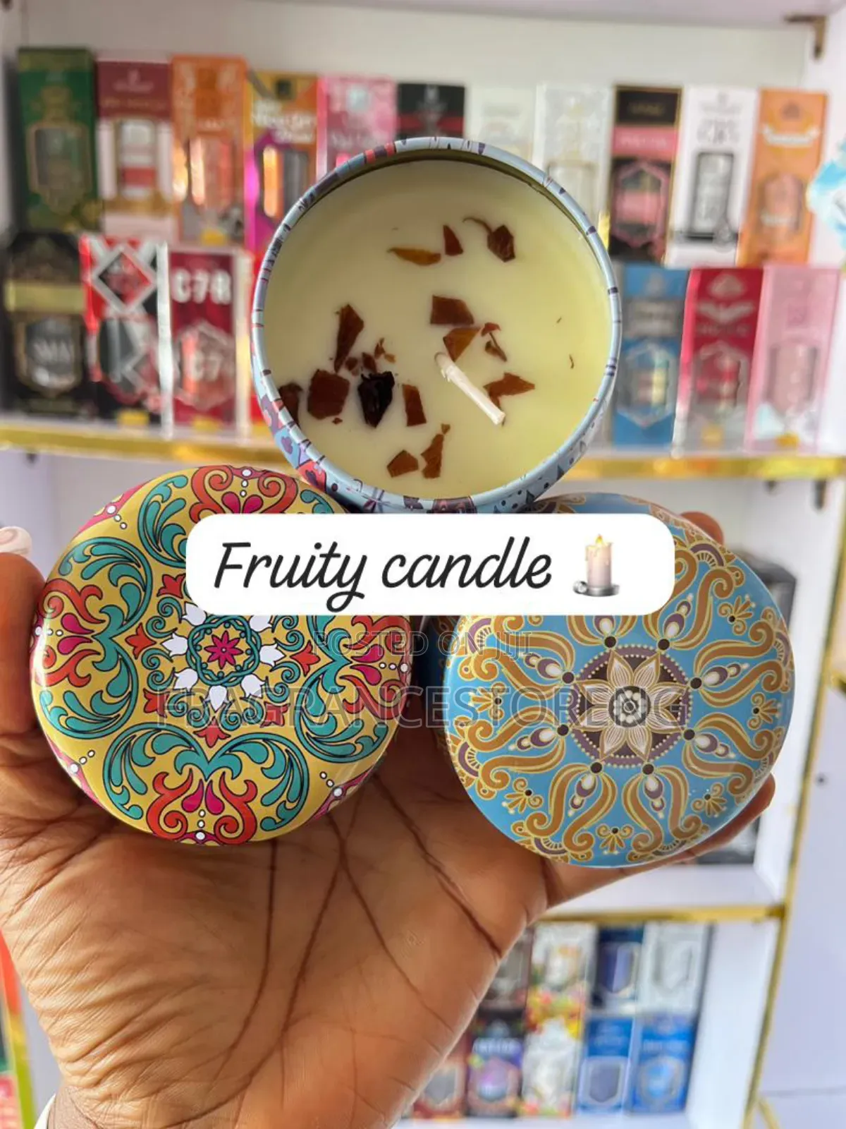 Scented Fruity Candle