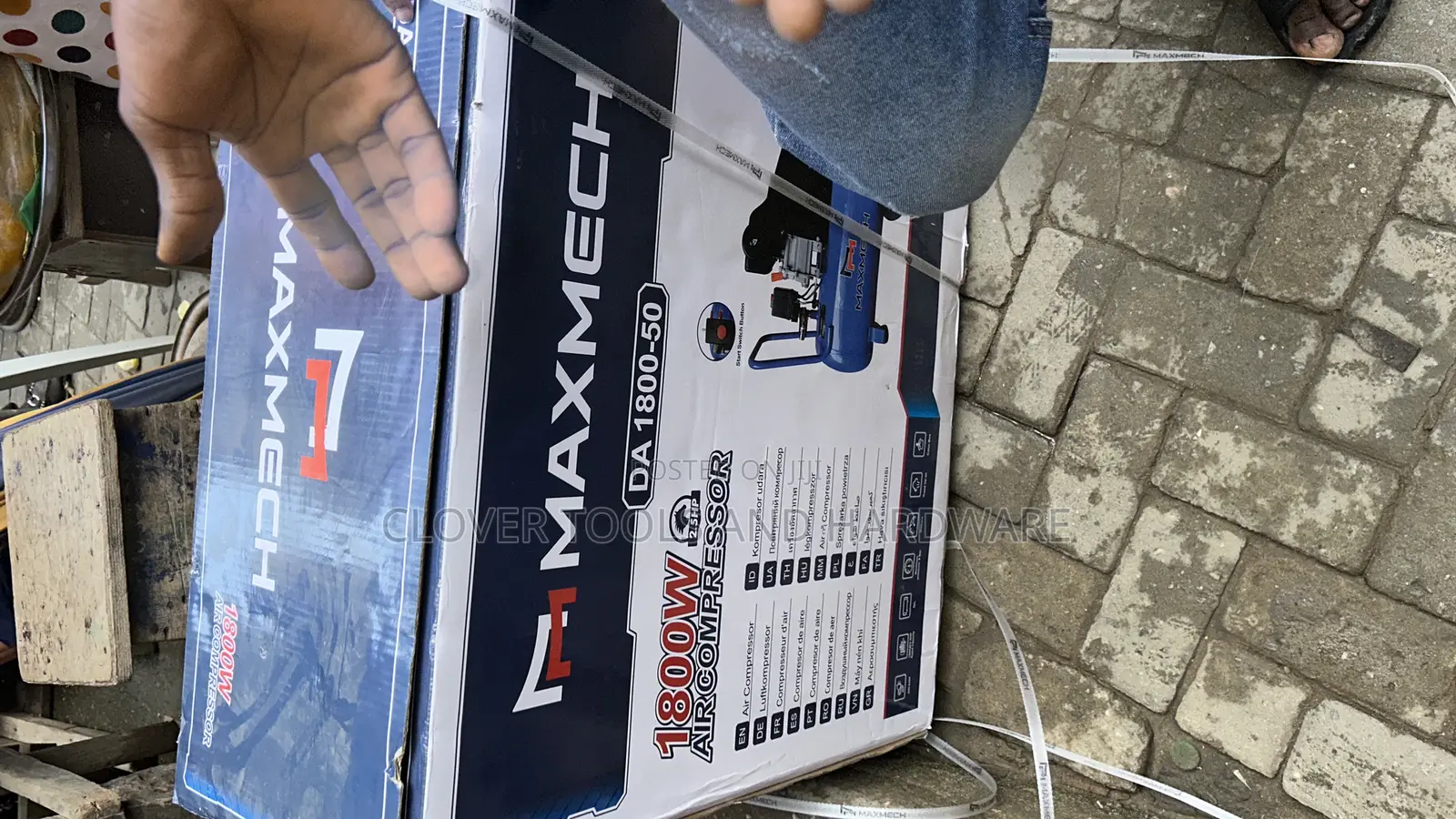 Maxmech Air Compressor 50l Da 1800