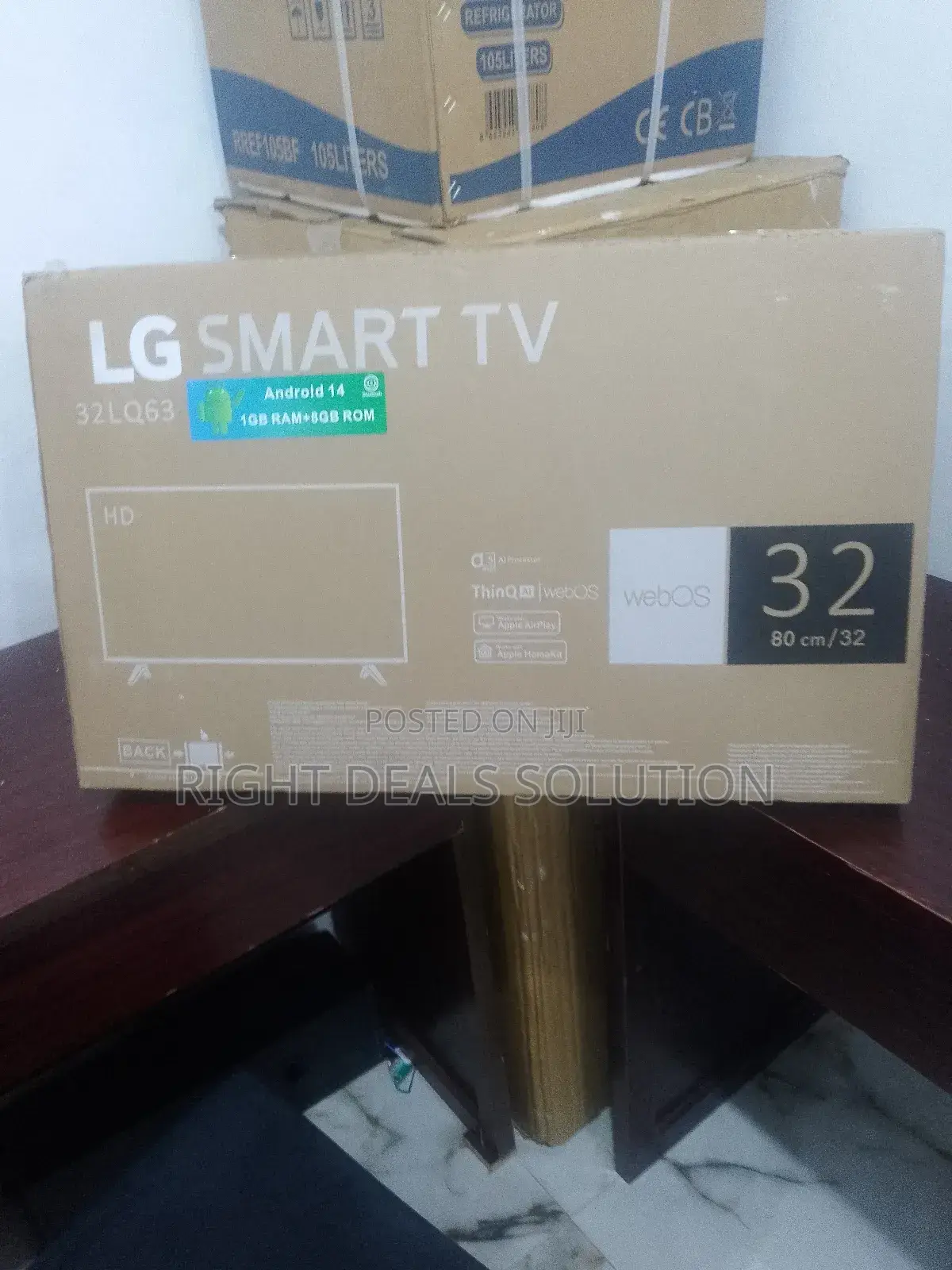 Ultra-Slim Lg 32" Led Smart Tv: Vibrant Colors in a Small Space
