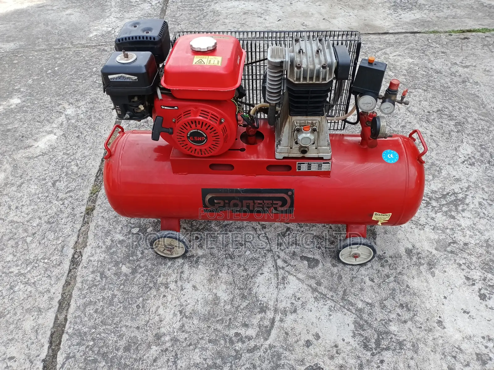 Pioneer Petrol Air Compressor 5.5 Hp My2065qa | 100 L | 8 Bar | 2 Pist