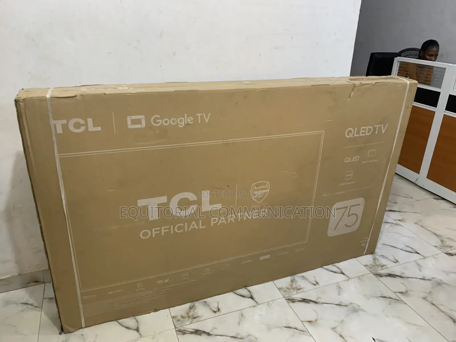 TCL 75" Google Tv Qled - Chromecast Airplay2 Included!