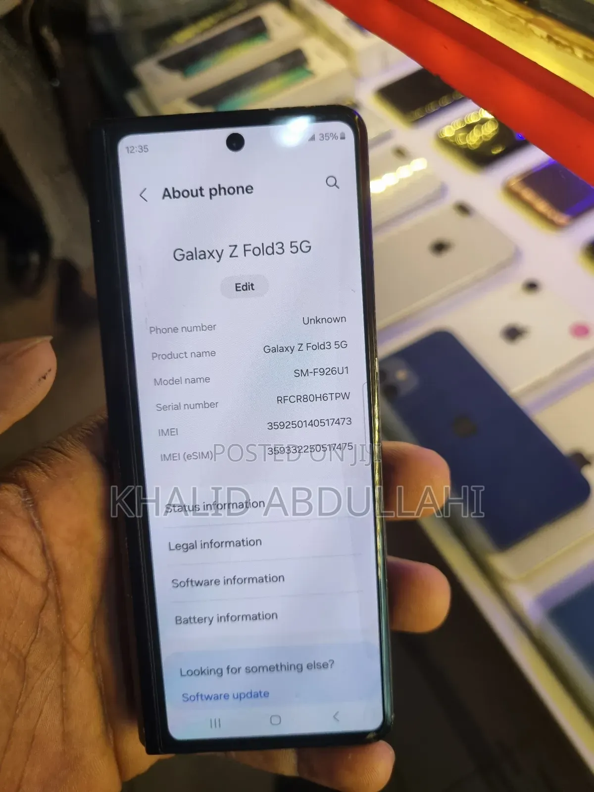 Samsung Galaxy Z Fold3 5G 512 GB Black
