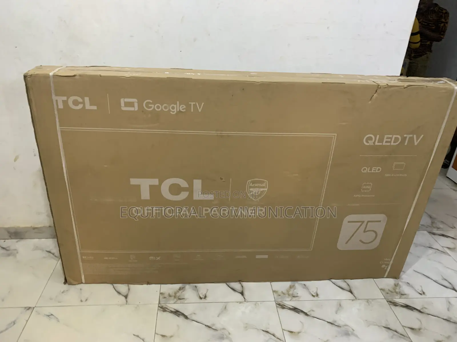 TCL 75 Inch Qled Smart: Aipq Processor for Smart Upscaling!
