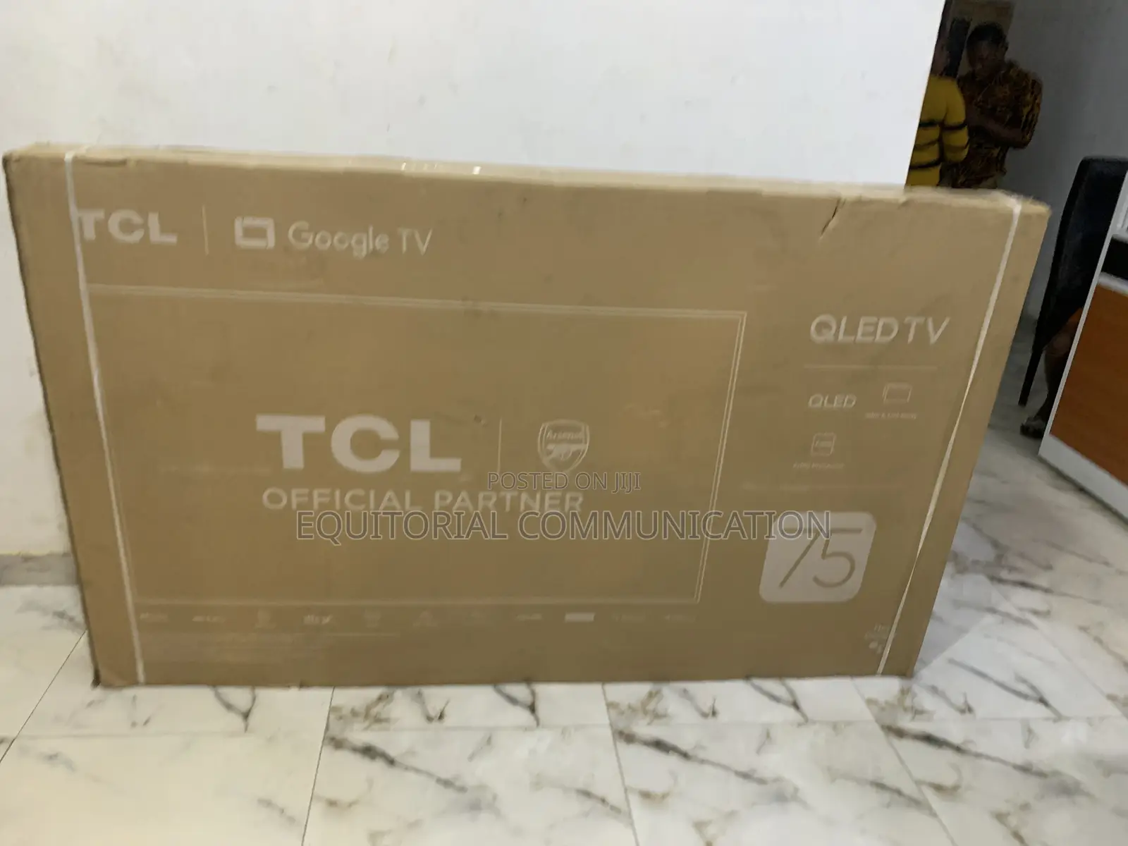 TCL 75 Inch Smart Qled: Adjustable Stand for Perfect Fit!