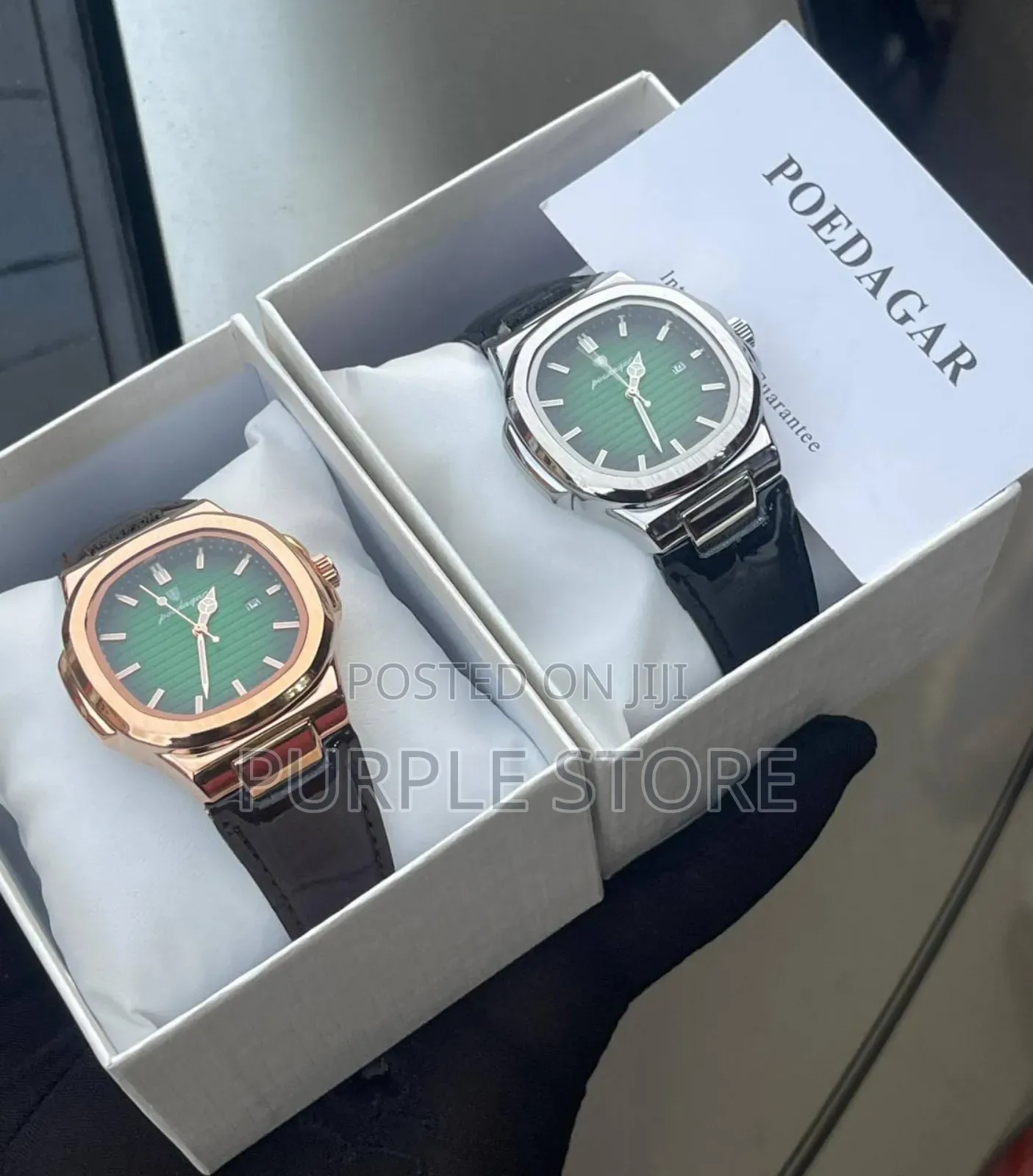 Poedagar Quality Leather Unisex Wristwatches