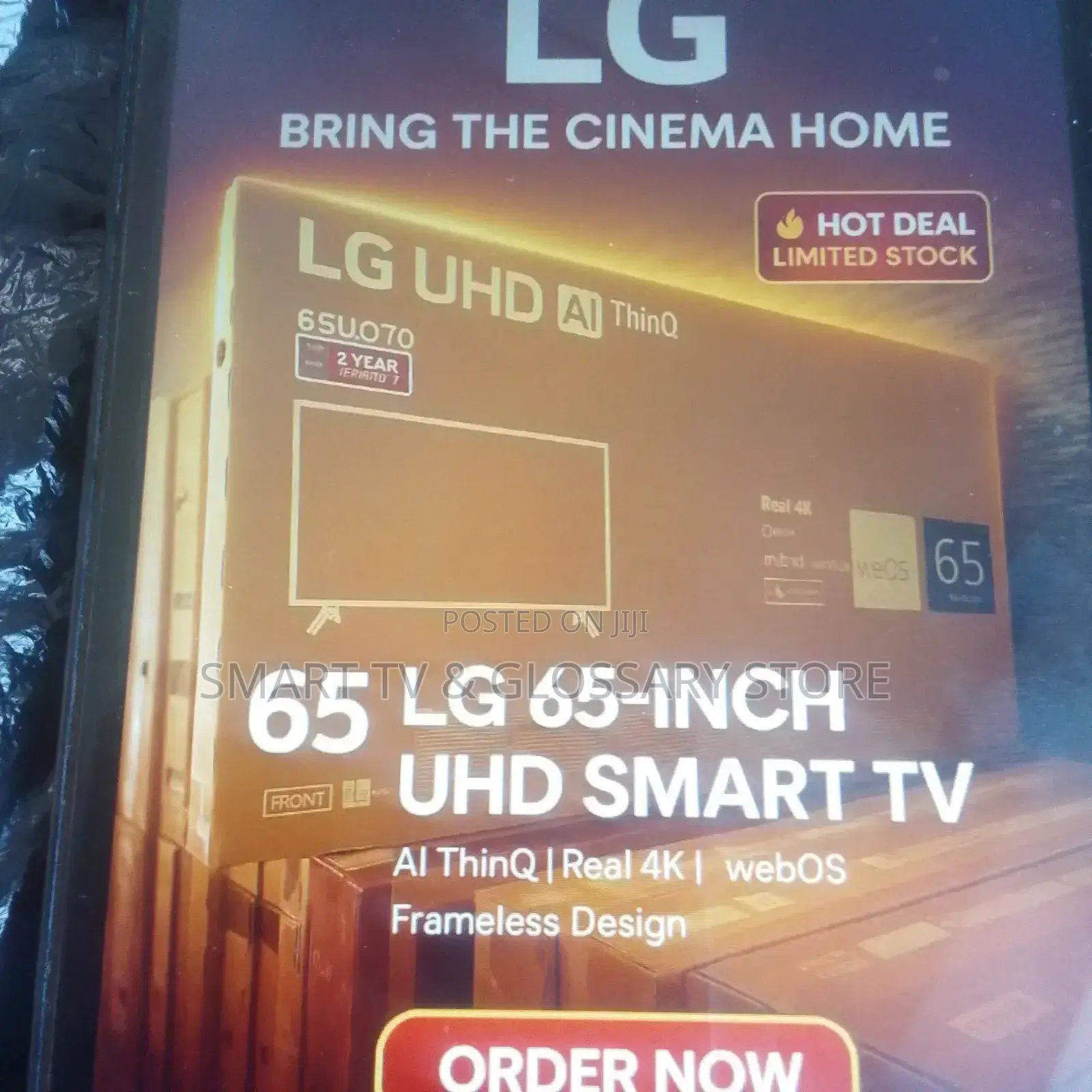Lg 65 Inches Smart With Breathtaking Visual Gameplay Mode