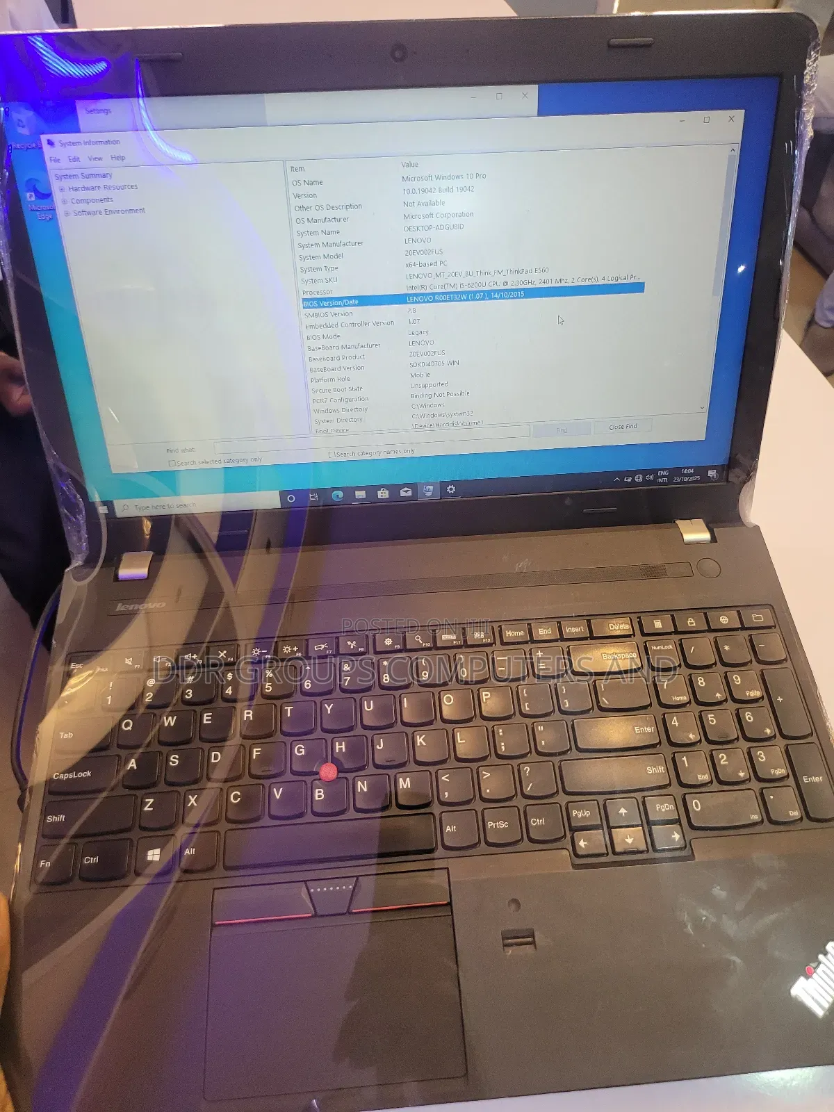 Laptop Lenovo ThinkPad E570 8GB Intel Core i5 HDD+SSD 500GB