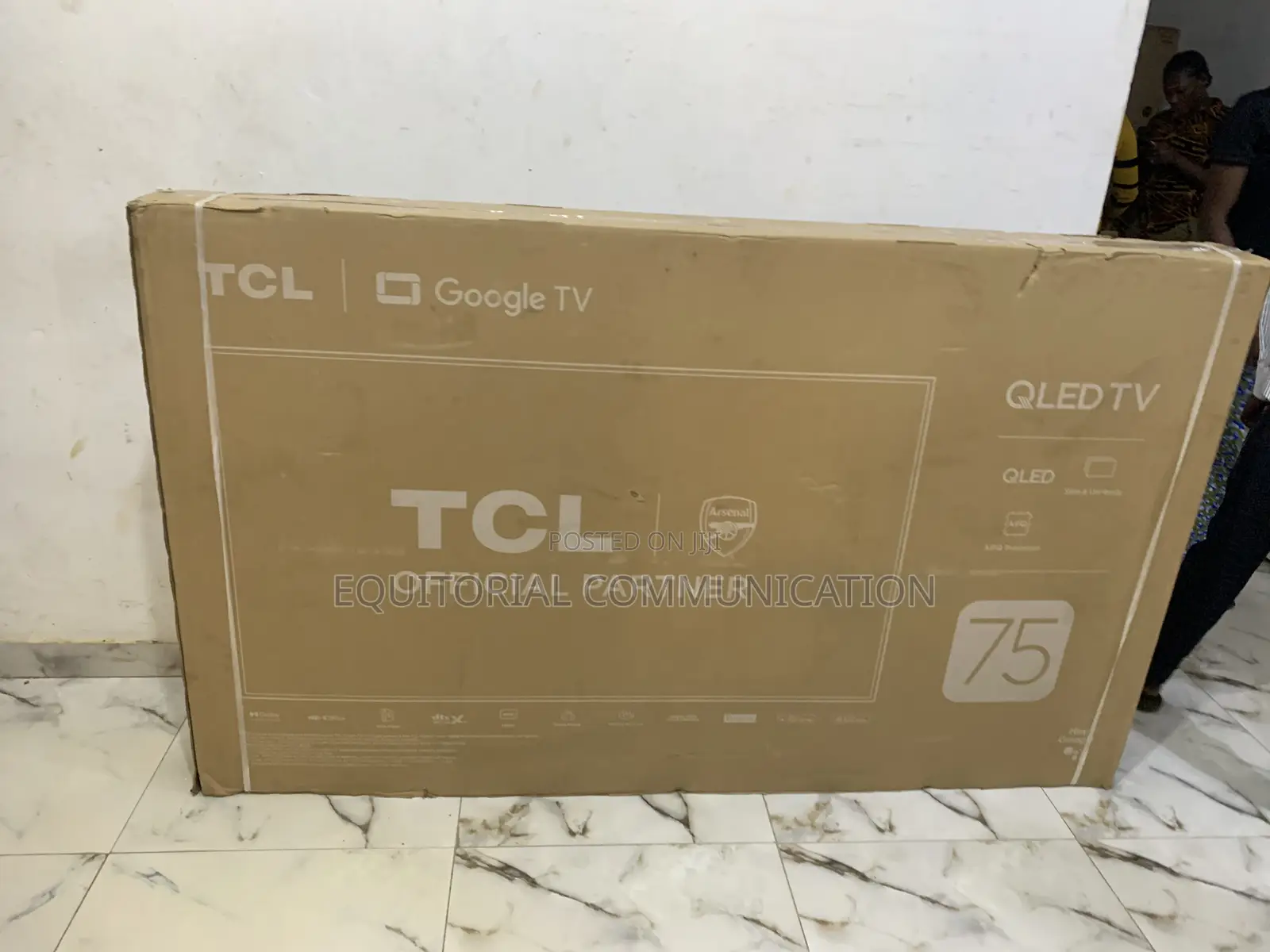 TCL 75 Inch Smart Qled: DTS Virtual:X Surround Sound!
