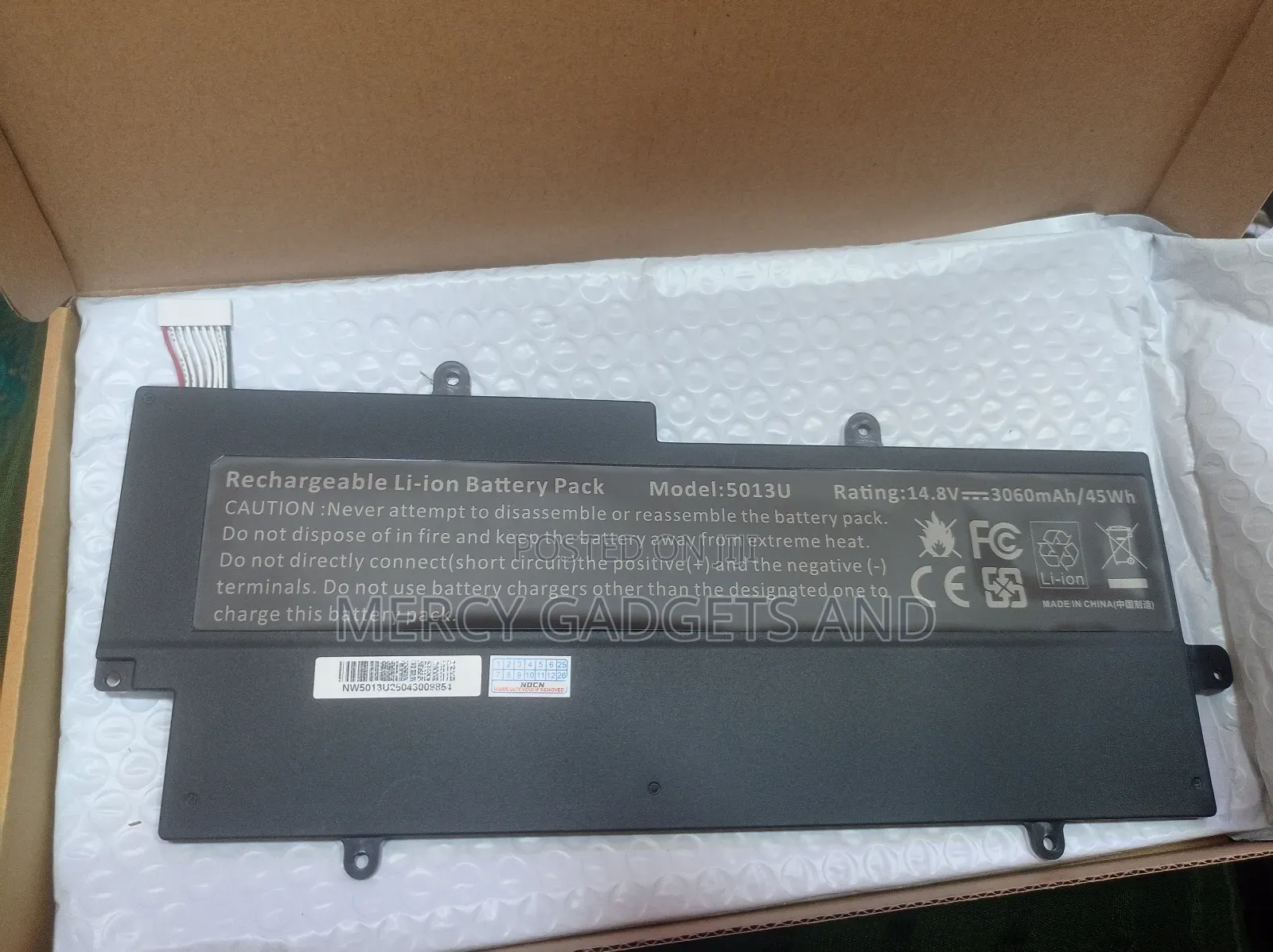 Toshiba Laptop Battery Pa5013u