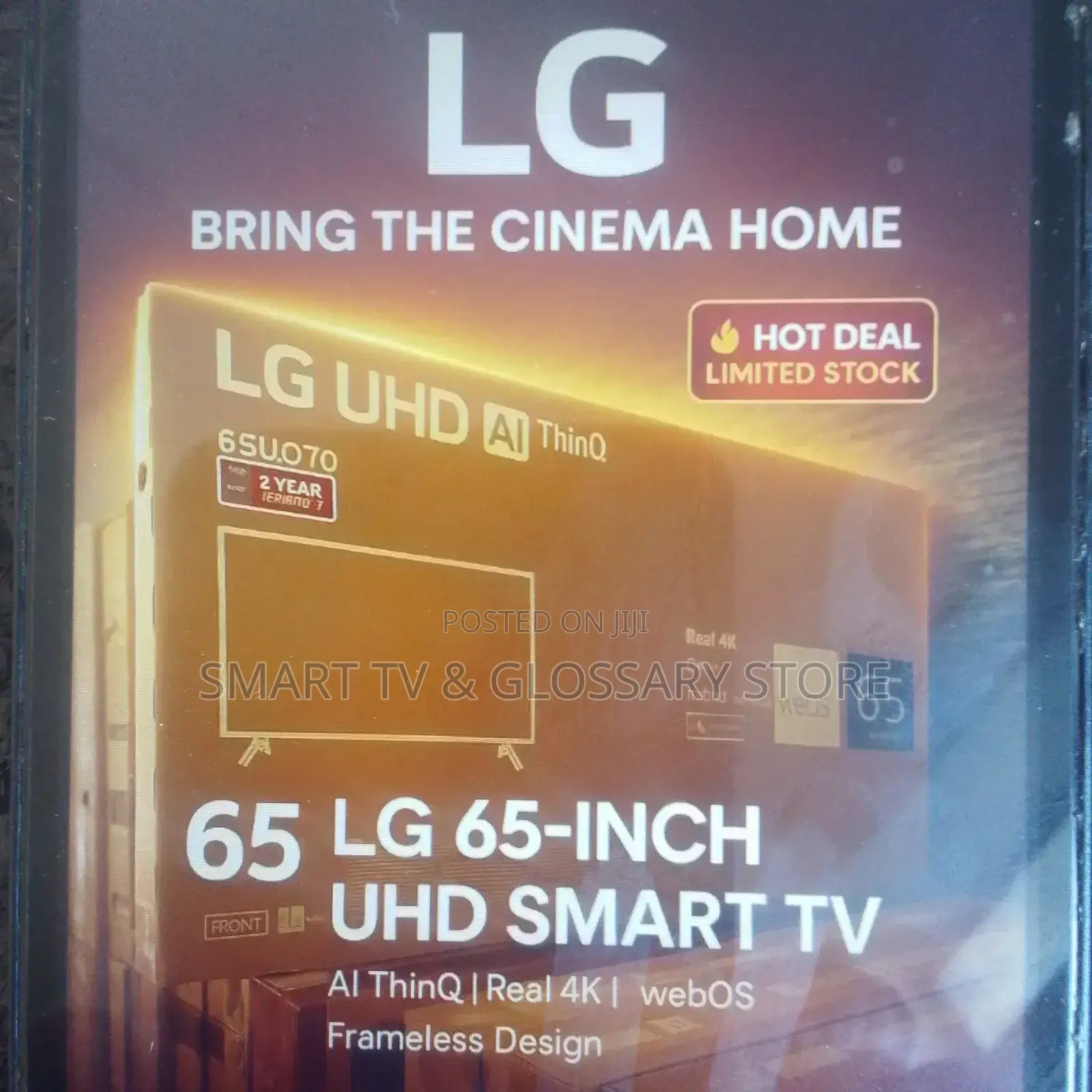 Lg 65 Inches Smart With Building Streaming Service, Thinq Ai Website