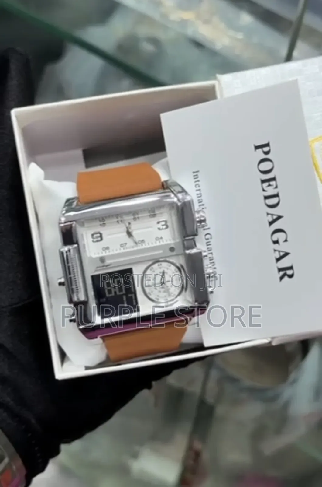 Poedagar Multi Time Display Wristwatches