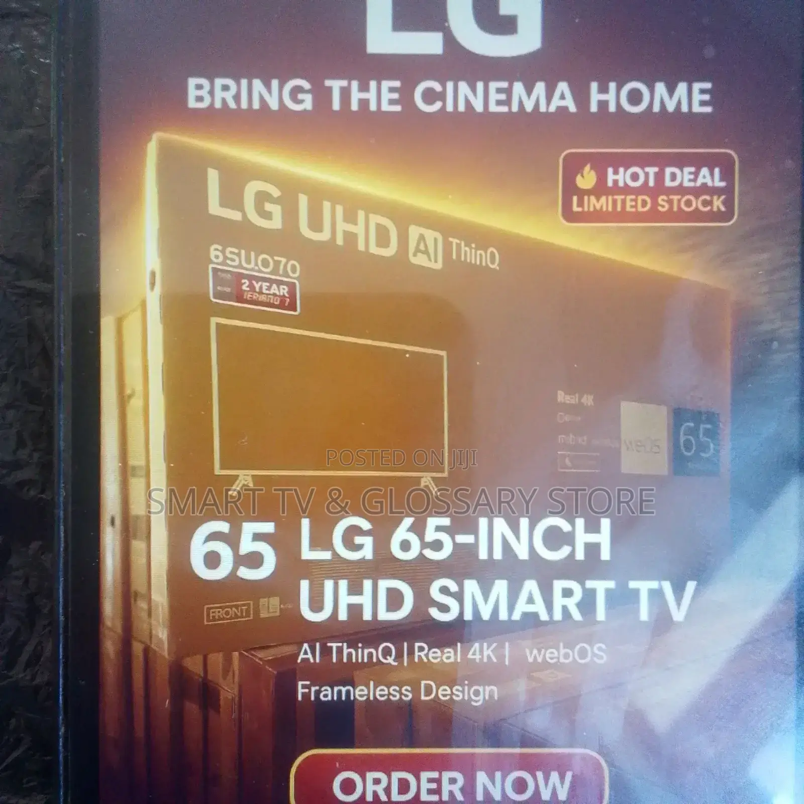 Lg 65 Inches Smart With Building Streaming Service, Thinq Ai Website