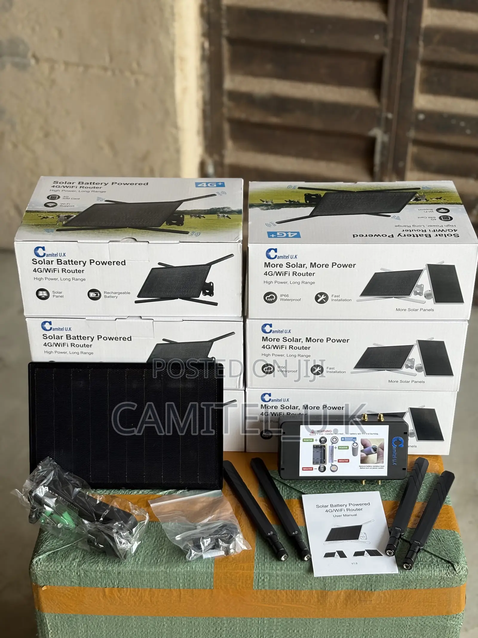4g Universal Solar Battery Router