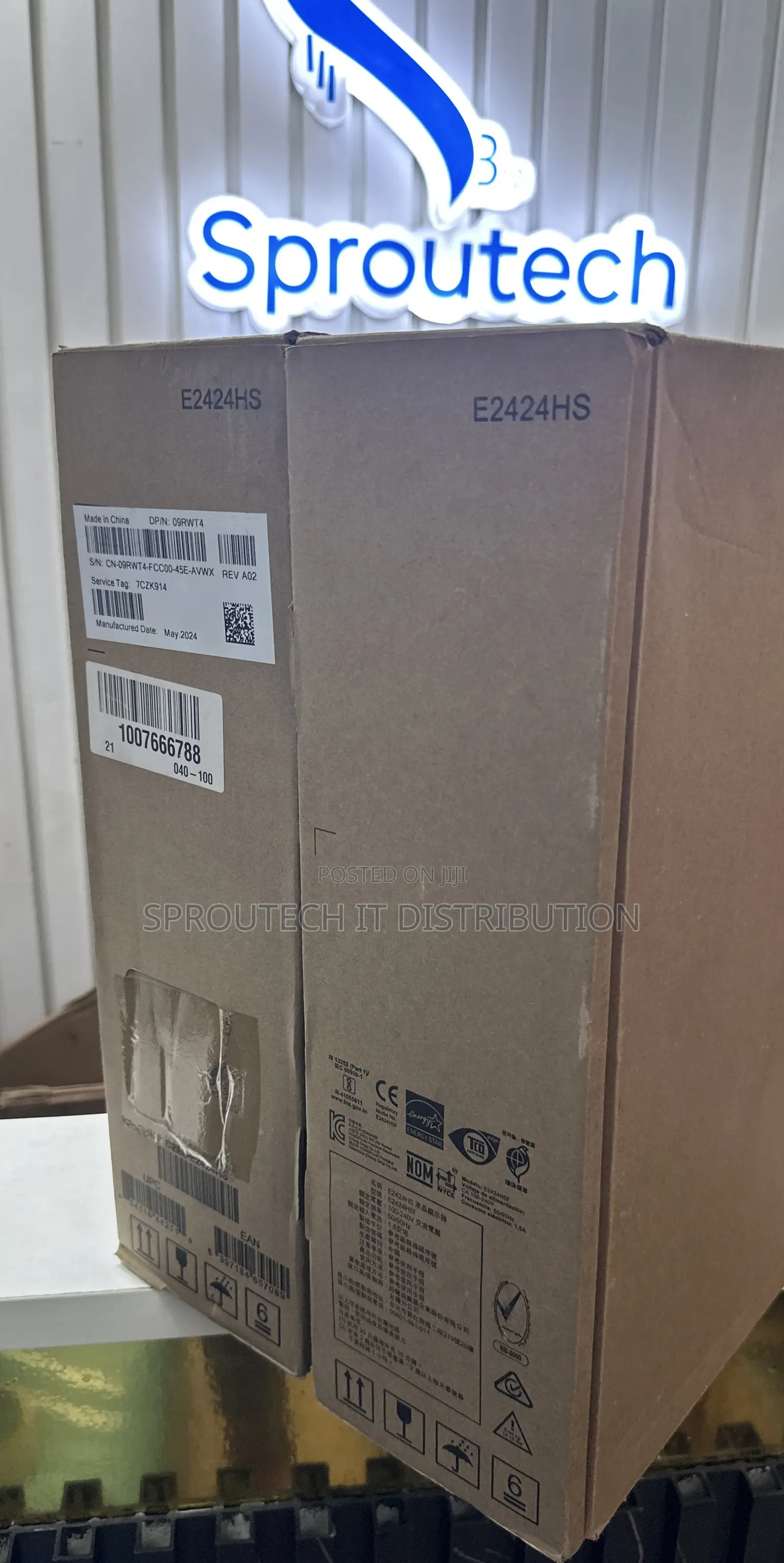 Dell E2424hs 23.8” Full Hd Monitor With Adjustable Stand
