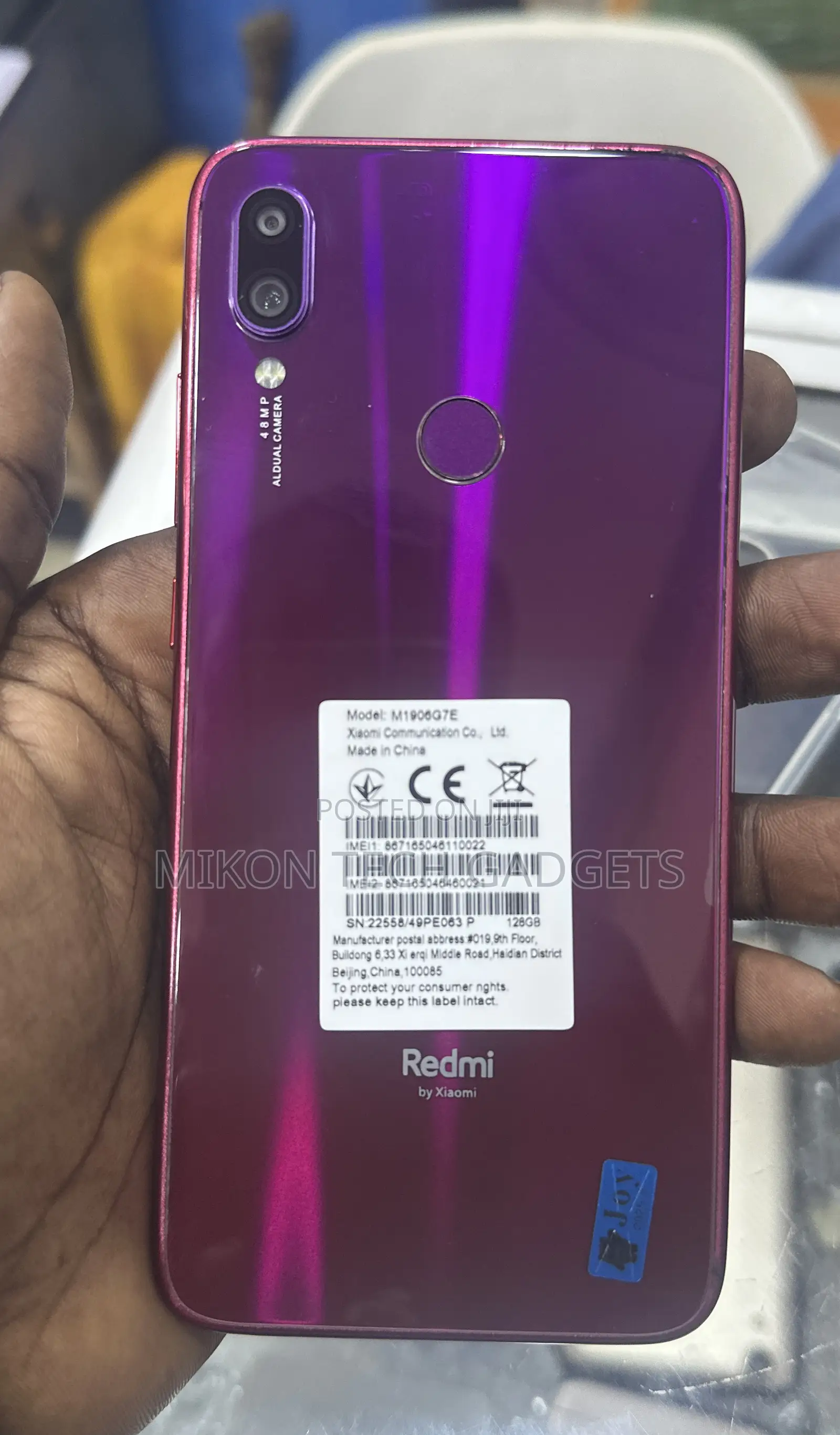 Xiaomi Redmi Note 7 Pro 128 GB Purple
