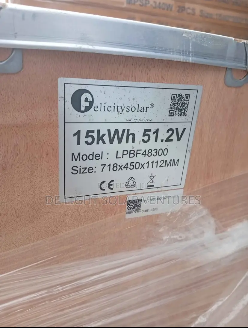 15kwh 51.2v Felicity Solar Lithium Battery