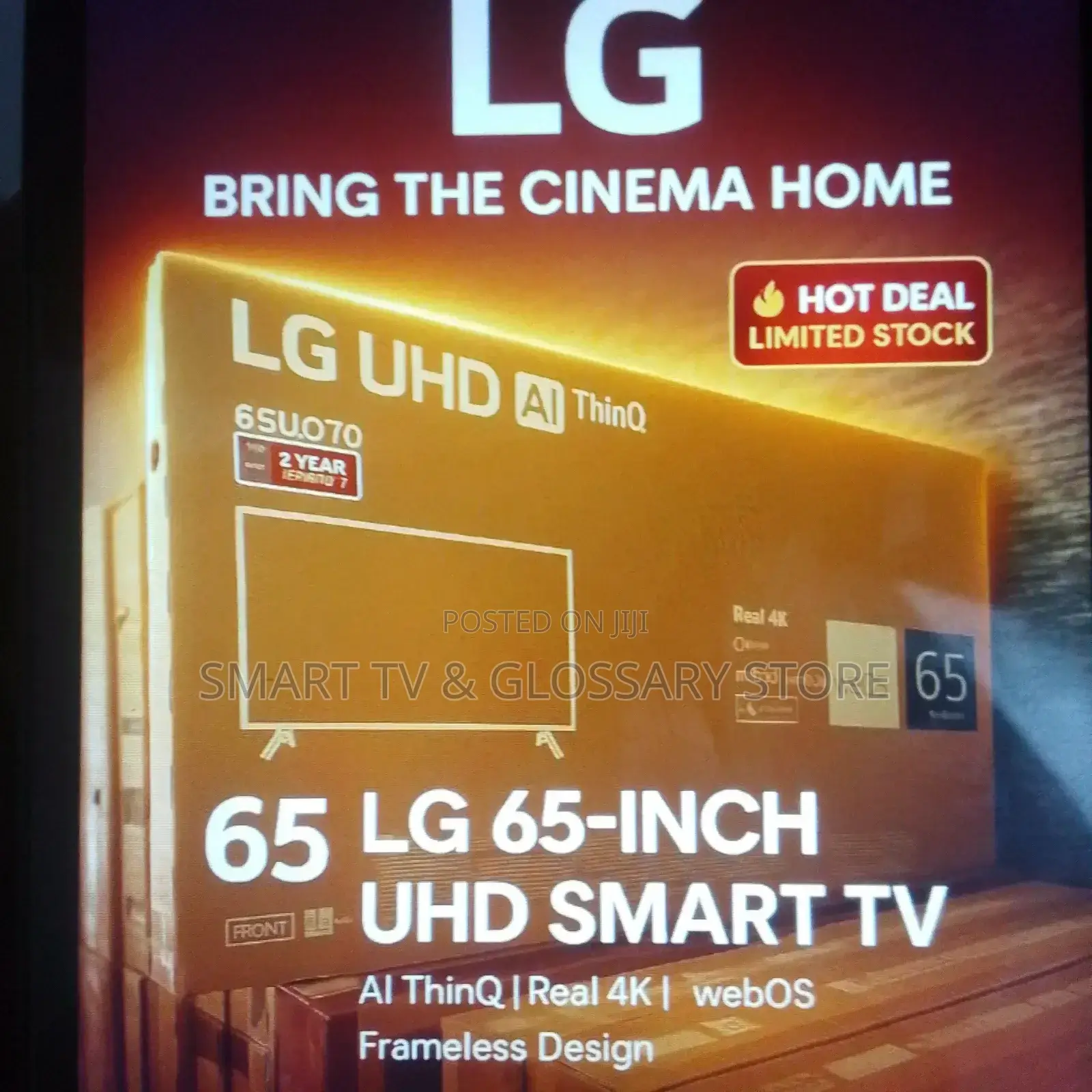 65 Inches Smart Tv With Voice Control for Ultimate Conveniences