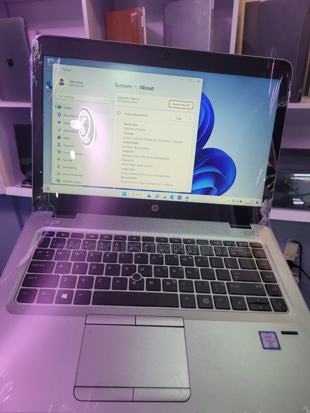 Laptop HP EliteBook 840 G3 8GB Intel Core I5 SSD 128GB