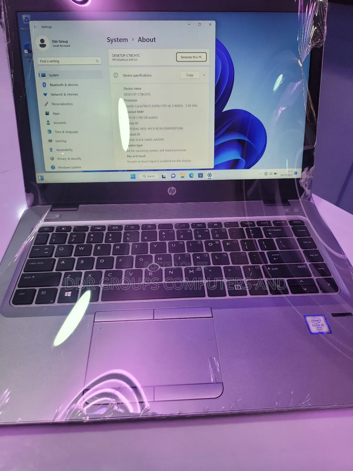 Laptop HP EliteBook 840 G3 8GB Intel Core I5 SSD 128GB