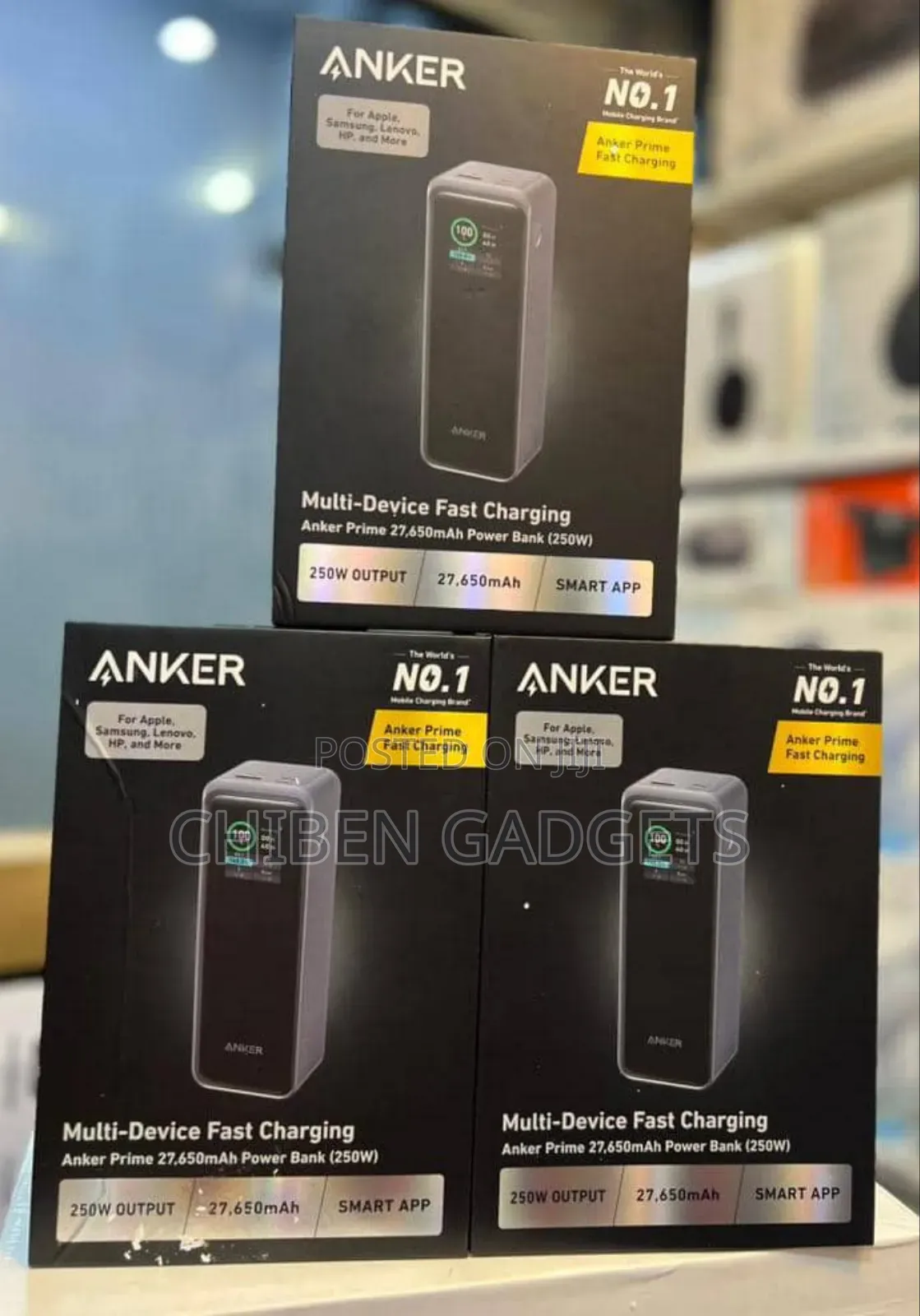 Anker Prime Fast Charging Multi Device 27,650mah Power Bank