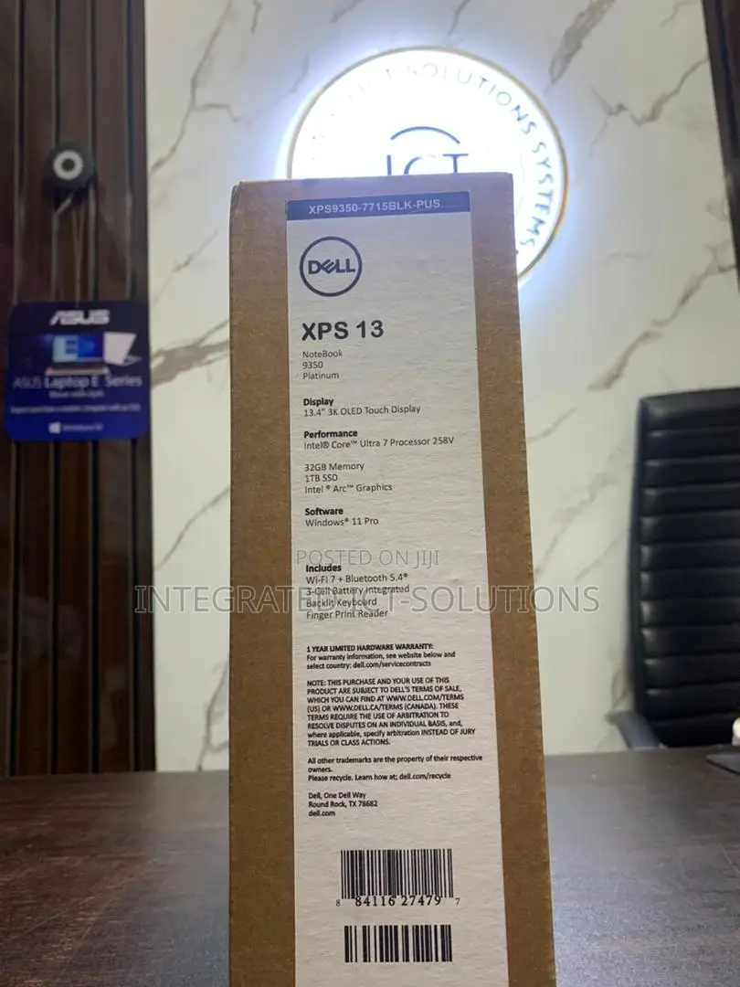 New Laptop Dell XPS 13 32GB Intel Core Ultra 7 SSD 1T