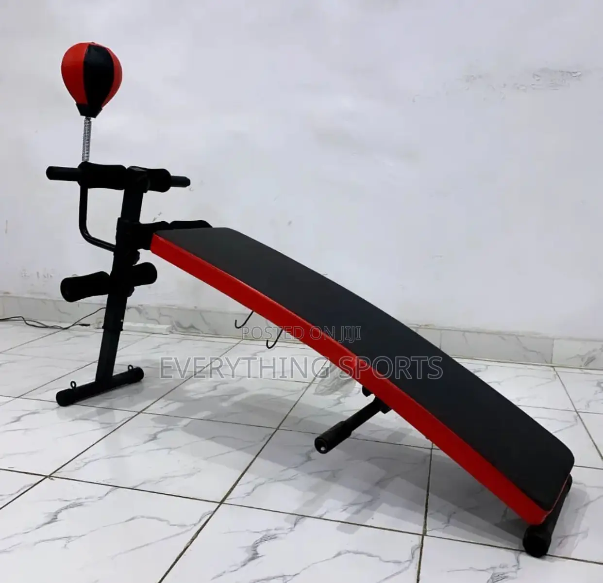 Sit-Up Bench With Punching Ball