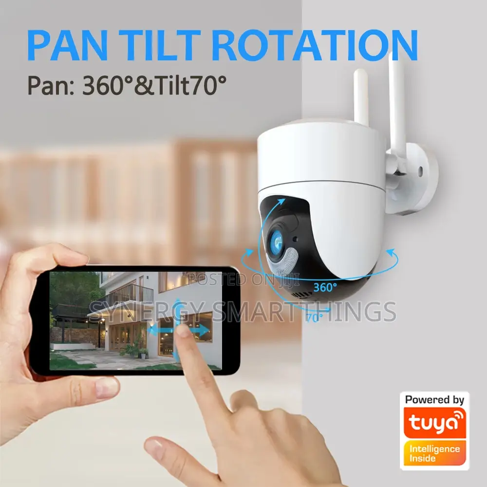 Tuya Wi-fi Smart 3mp Ptz Nvr Camera Kit