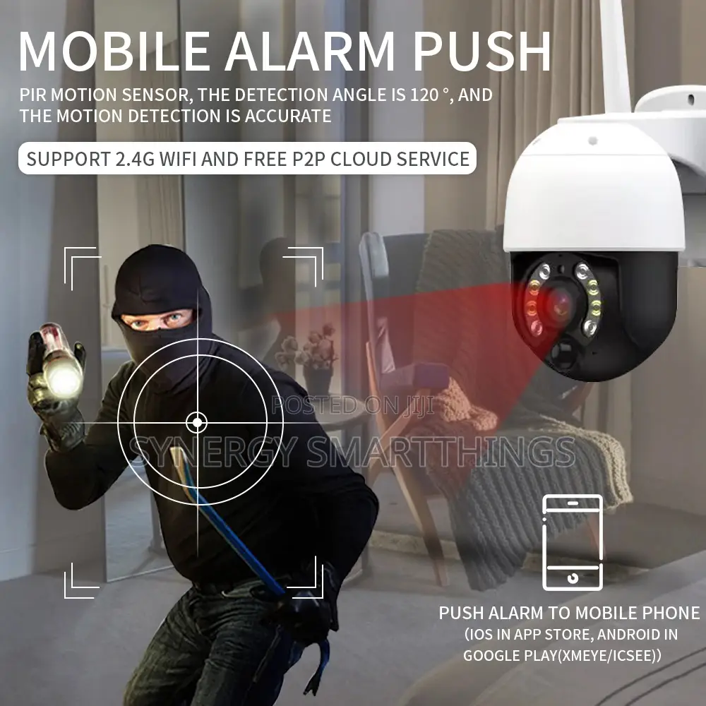Tuya Wi-fi Smart 3mp Ptz Nvr Camera Kit