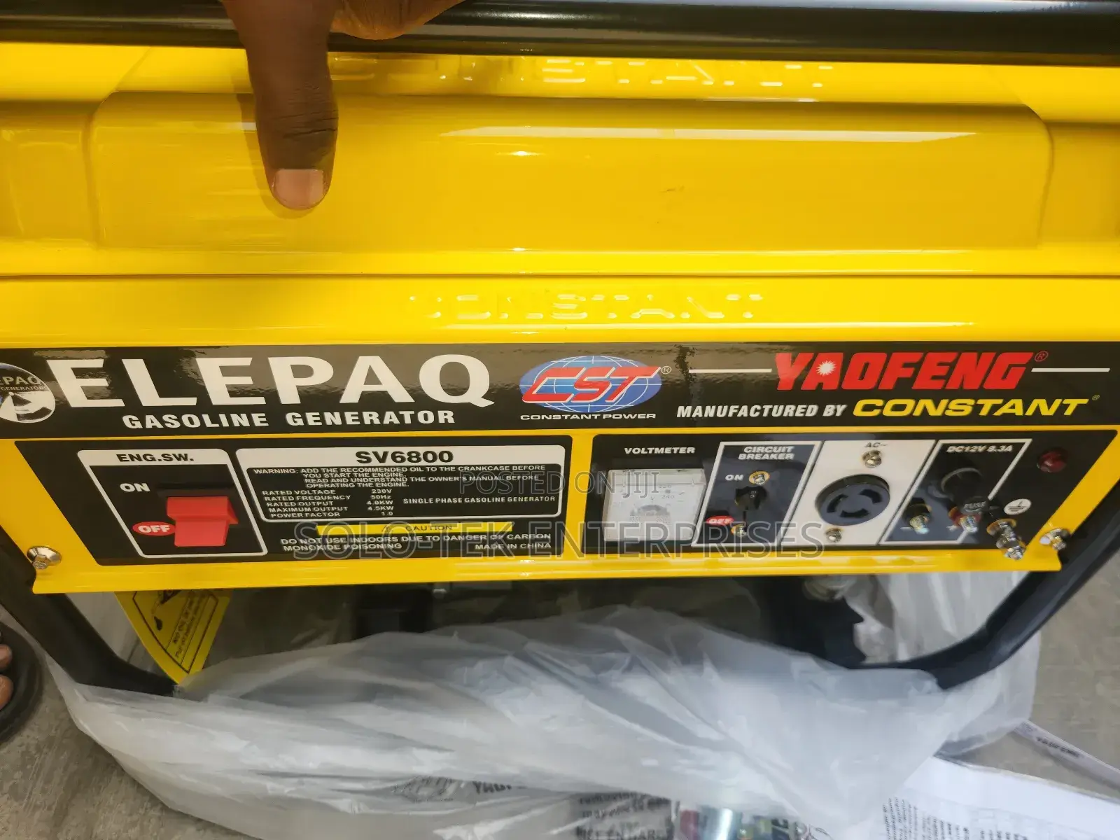 Elepaq Constant Sv6800 4.5kva Manual