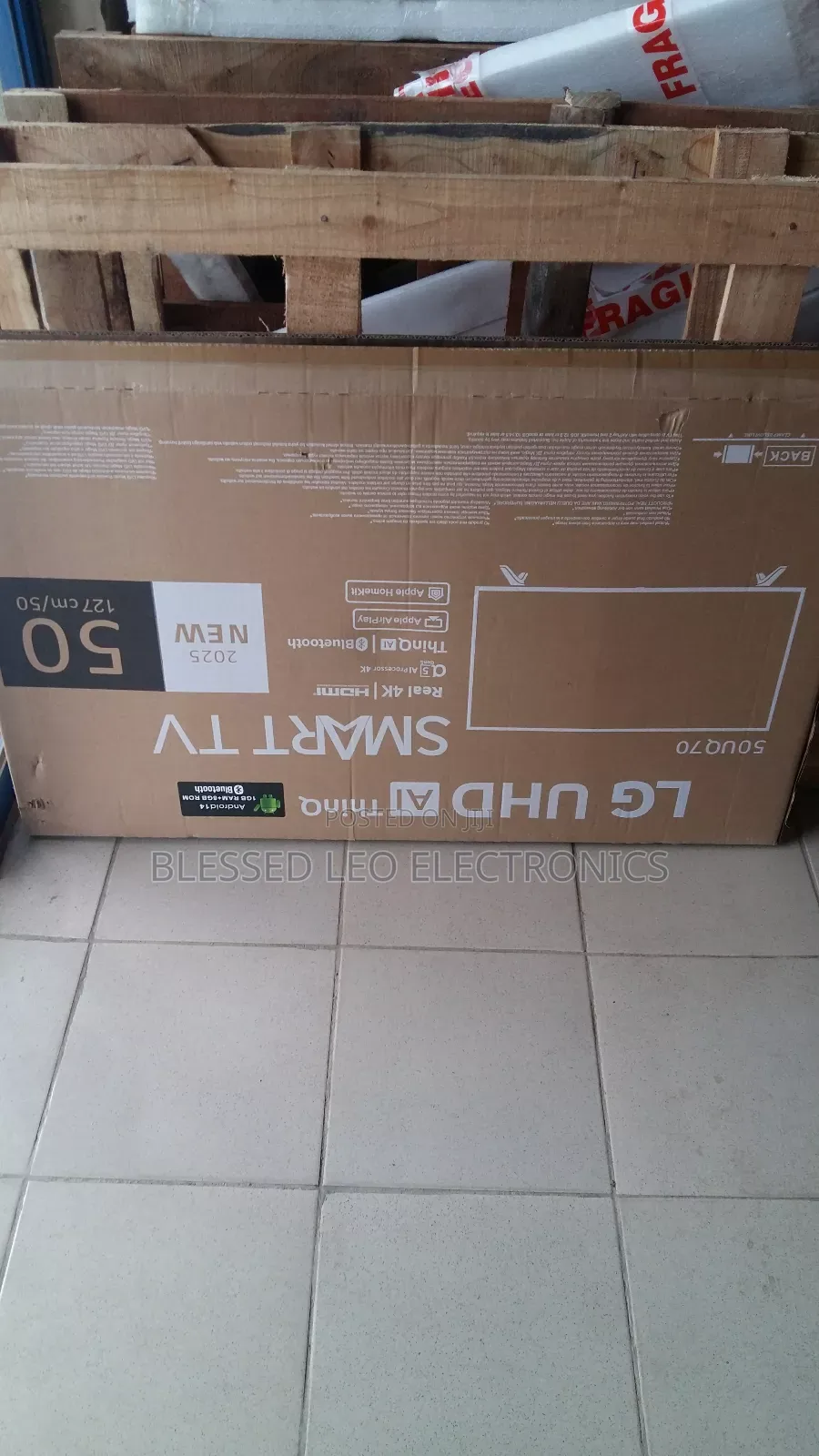 50inches With Upgradad Gb Ram +8gb Rom