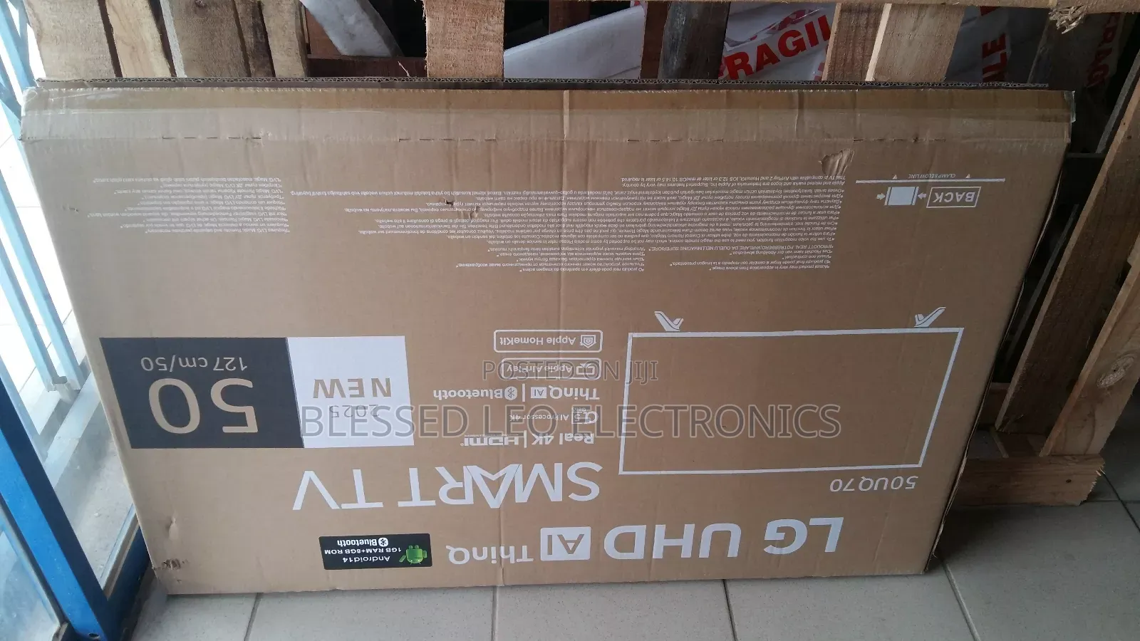 50inches With Upgradad Gb Ram +8gb Rom