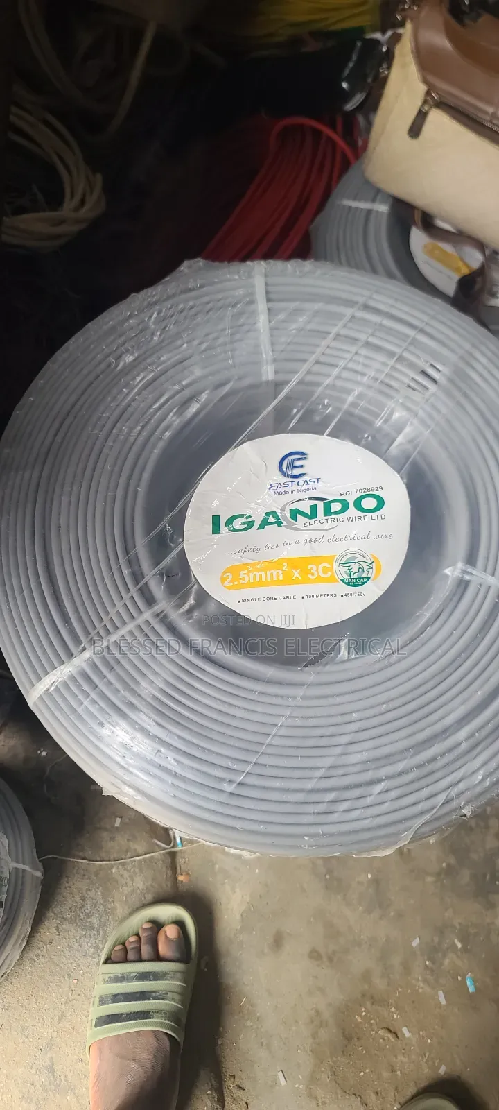2.5mmx3 Core Nigeria PVC Cable