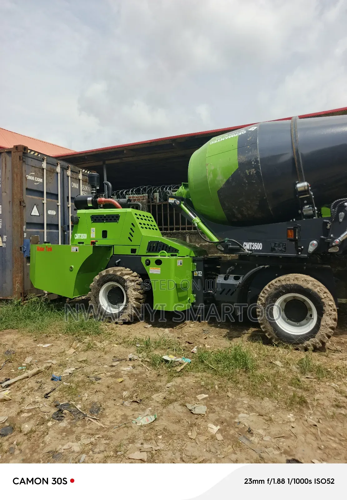 Germantic Mobile Concrete Mixer 3.5cubic