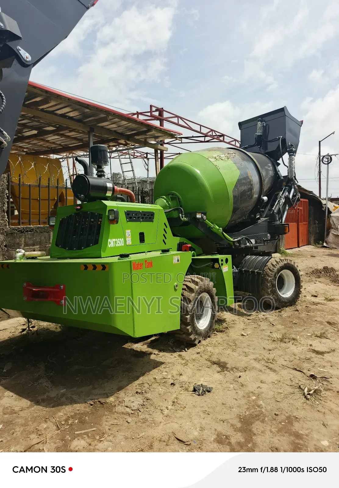 Germantic Mobile Concrete Mixer 3.5cubic